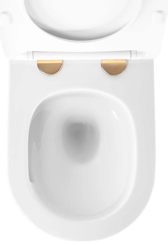 Misa WC podwieszana Rea Carlo Mini Tornado NFQ GOLD EDGE