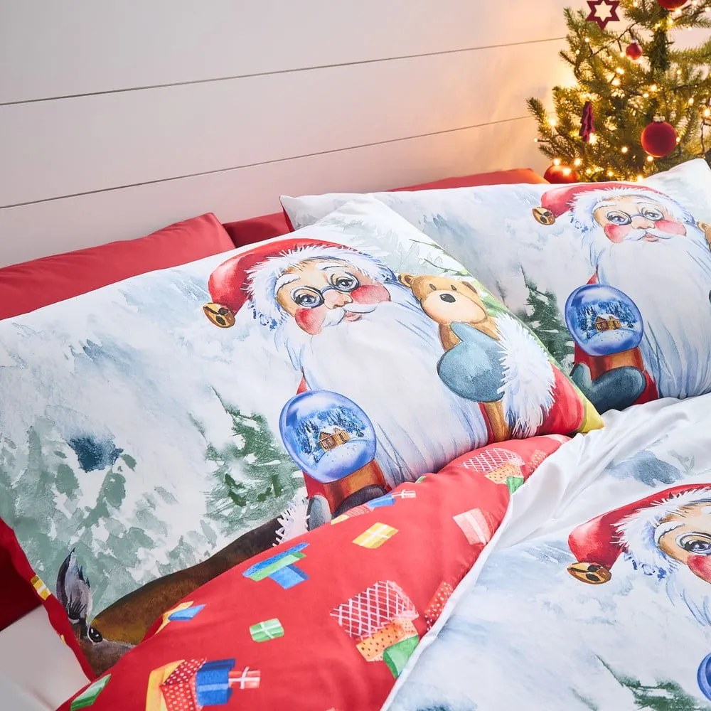 Pościel dwuosobowa 200x200 cm Retro Santa – Catherine Lansfield