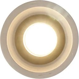 Zestaw 4 rustykalnych reflektorów sufitowych betonowych okrągłych - Deep