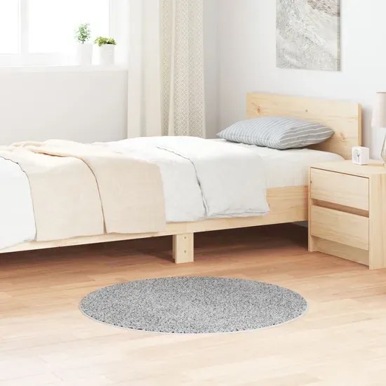 Szary minimalistyczny dywan antypoślizgowy 90 cm L3-N48