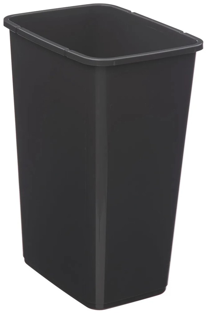 Kosz na śmieci z plastiku z recyklingu, 25 l