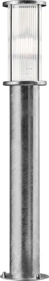 Nordlux - Lampa zewnętrzna LINTON 1xE27/15W/230V IP54 srebrna 80 cm