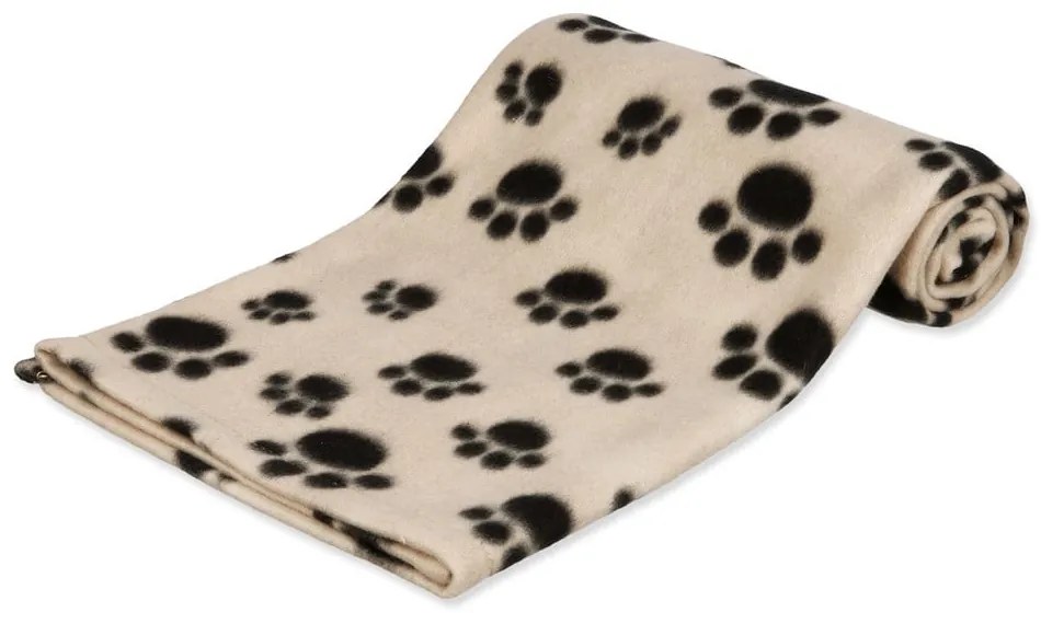 Beżowy polarowy koc dla psów 100x70 cm Trixie Barney – Plaček Pet Products