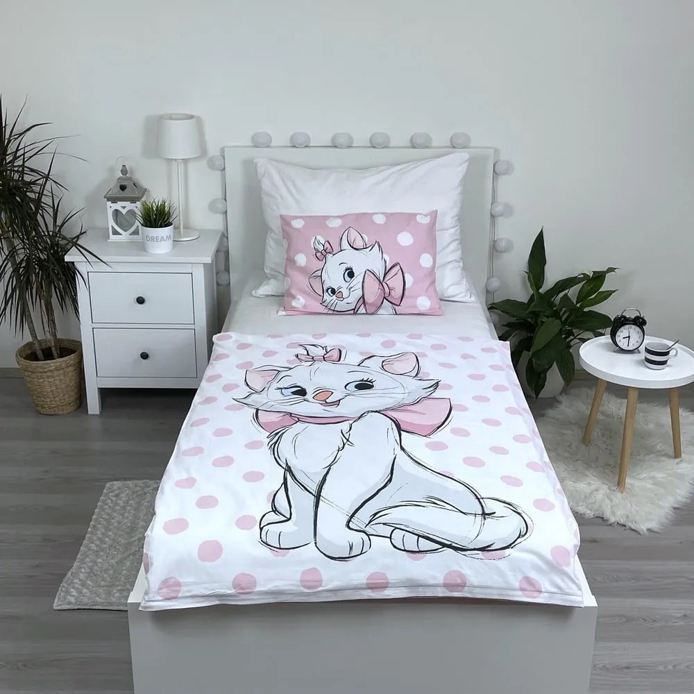 Bawełniana pościel dziecięca do łóżeczka 100x135 cm Marie Cat – Jerry Fabrics