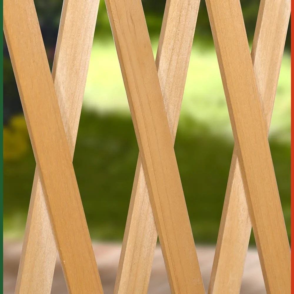 Kratka drewniana ROSEMARY na kwiaty, 200x107cm, naturalny brąz Gardebruk