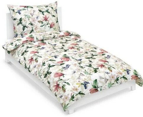 Bellatex Pościel bawełniana Magnolia różowy, 140 x200 cm, 70 x 90 cm