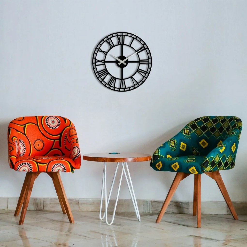 Zegar ścienny Enzoclock - S002 Black, 48 x 48 cm