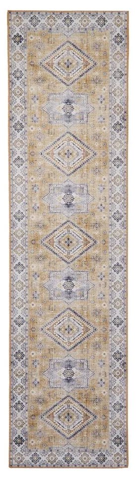 Szaro-beżowy dywan 225x60 cm Topaz – Think Rugs