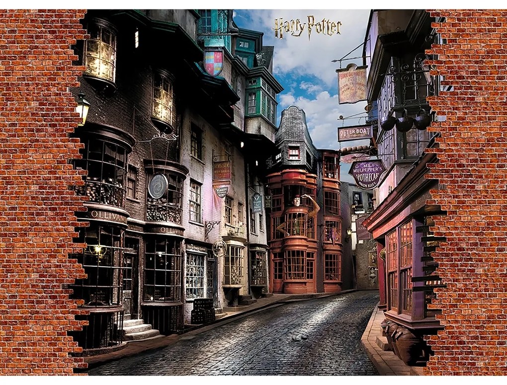 Fototapeta dla dzieci Harry Potter Diagon Alley252 x 182 cm, 4 części