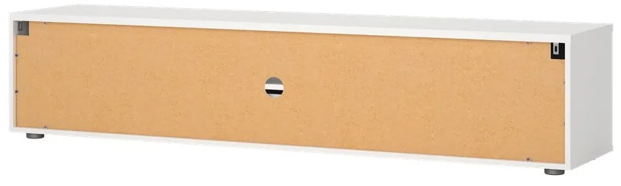 Biała szafka pod TV 177x38 cm Media – Tvilum