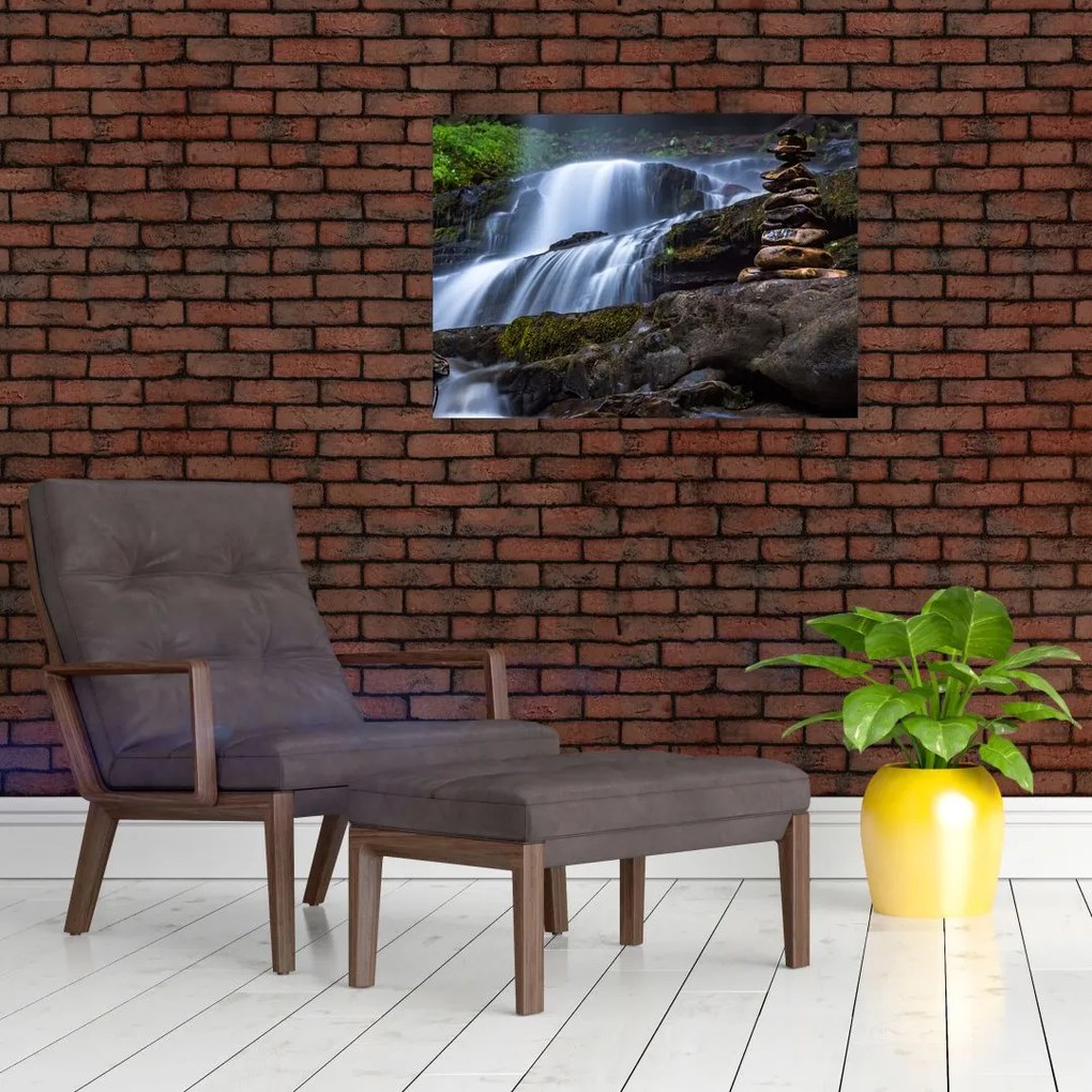 Obraz wodospadu (70x50 cm)