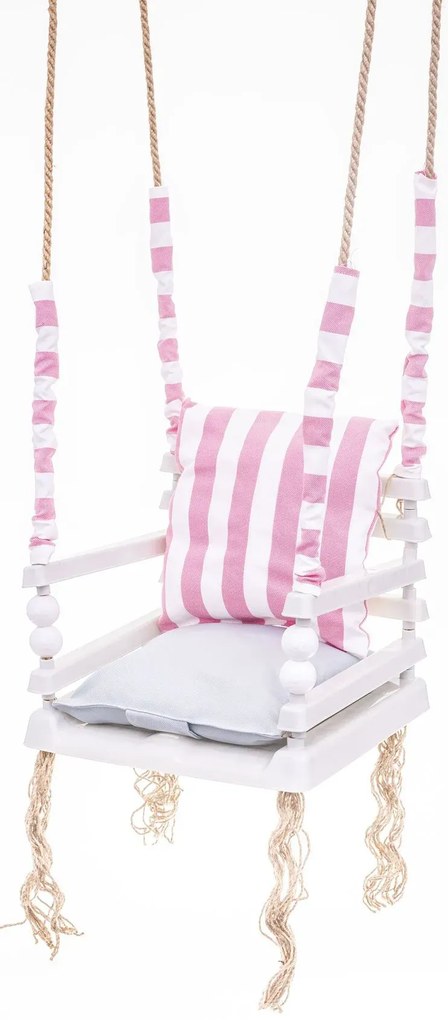 Różowa huśtawka dla dziewczynki 3w1 M8-T46