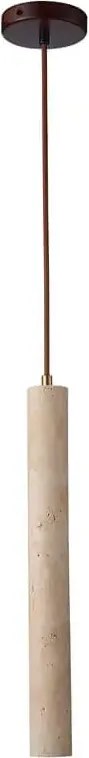 Natural 45 cm – minimalistyczna lampa wisząca z trawertynu