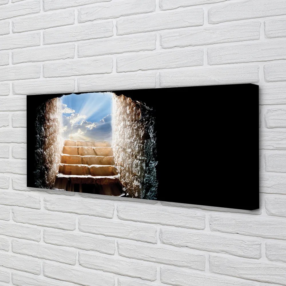 Zdjęcie na płótnie Schody w Słońcu