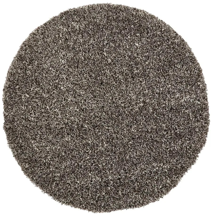 Szary okrągły dywan ø 133 cm Vista – Think Rugs