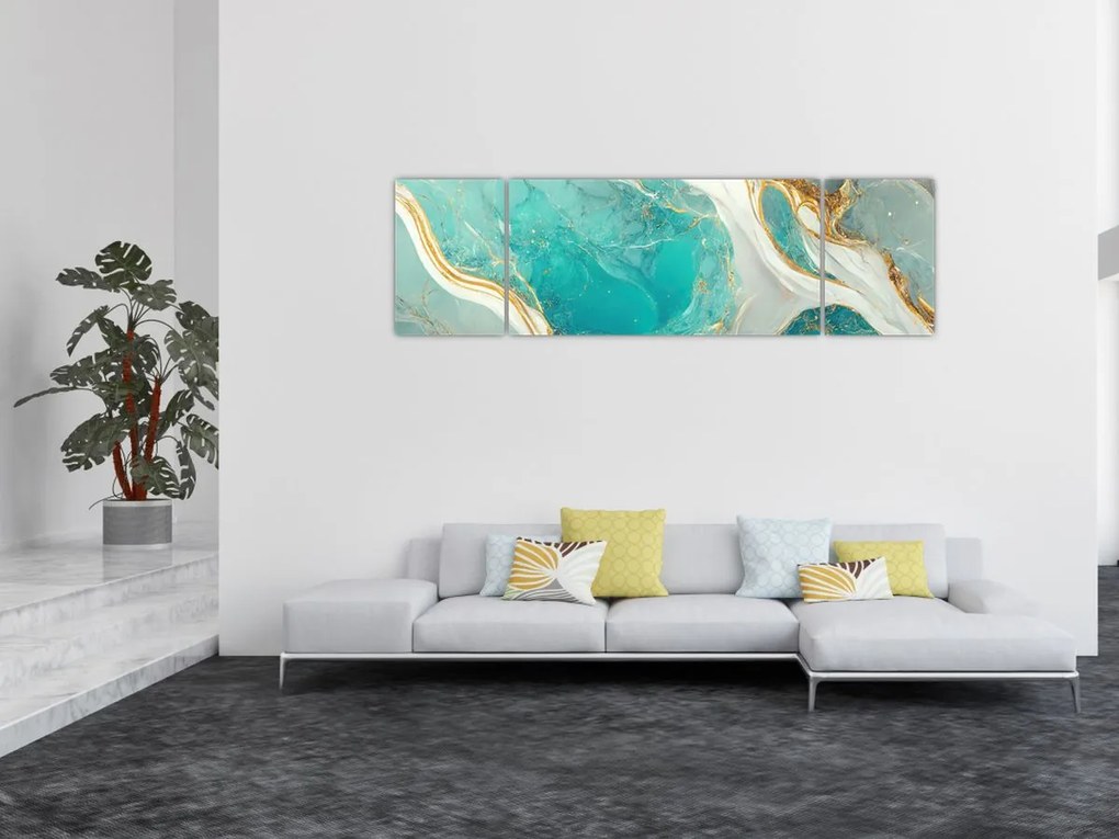 Obraz - Projekt marmuru II. (170x50 cm)