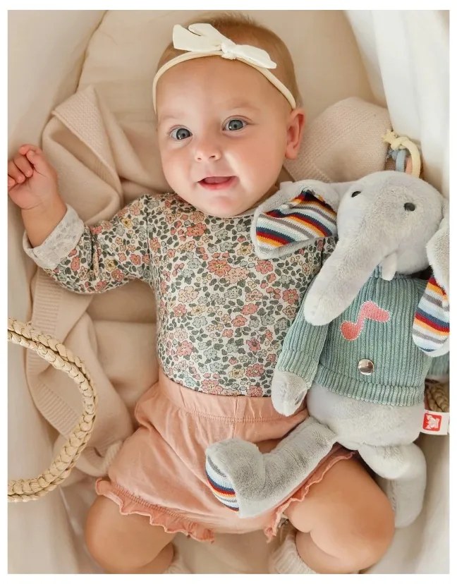 Woopie baby interaktywny słonik przytulanka z dźwiękiem i światłem
