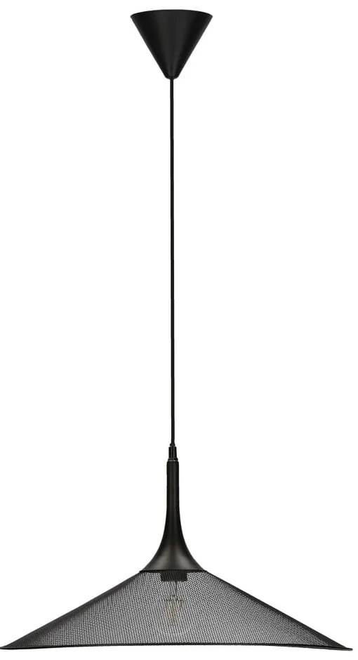 Lampa wisząca z tekstylnym kloszem ø 50 cm Kiruna – Candellux Lighting