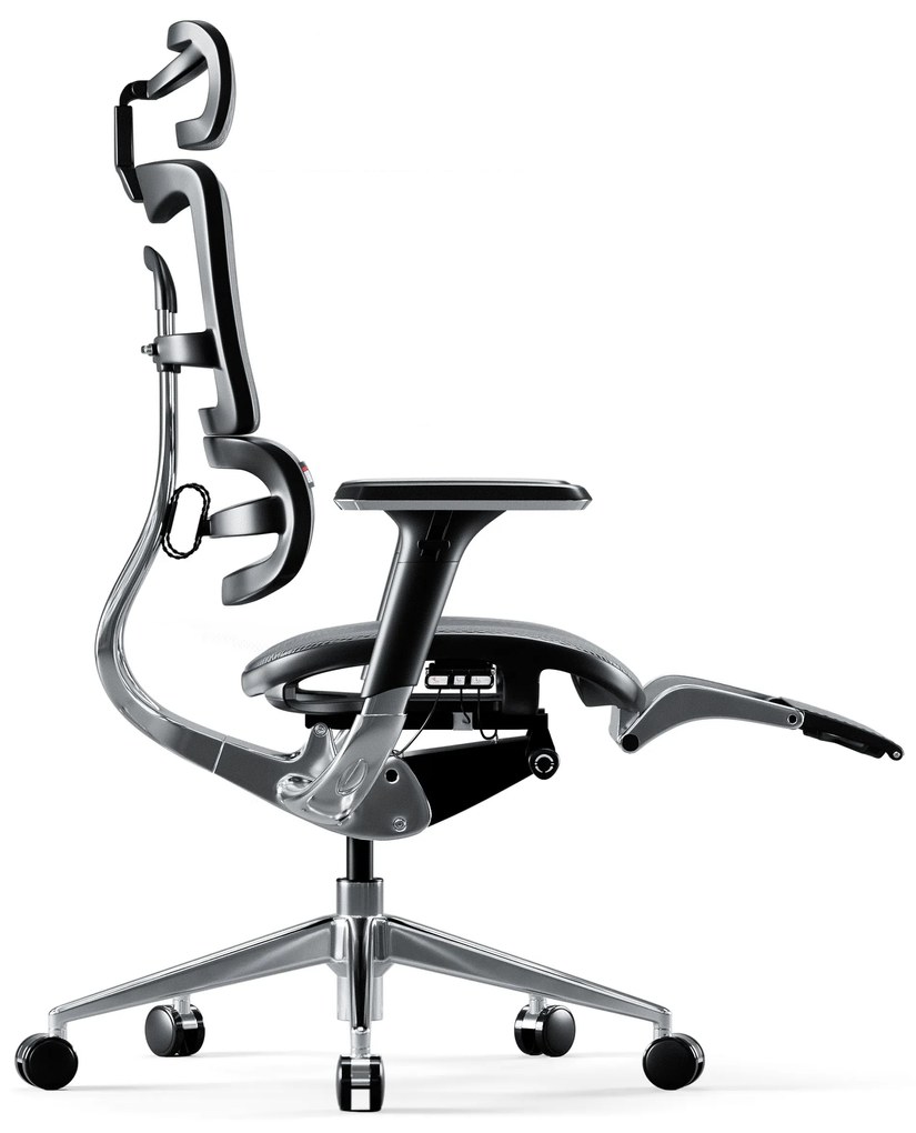 Fotel ergonomiczny Diablo V-Master, czarno-szary