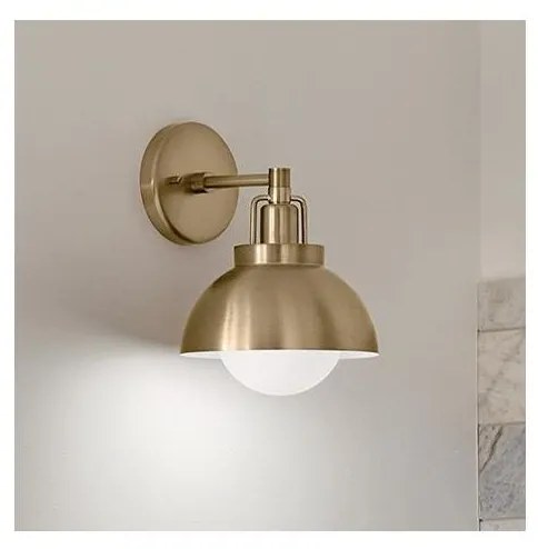 Kichler KL-NIVA-1W-1P-CPZ - Kinkiet NIVA 1xE27/40W/230V mosiądz