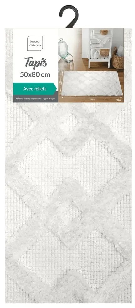 Kremowy dywanik łazienkowy 50x80 cm Otis – douceur d'intérieur
