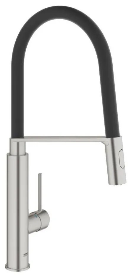 GROHE 31491DC0 - Bateria zlewozmywakowa CONCETTO DN 15 ze stali nierdzewnej