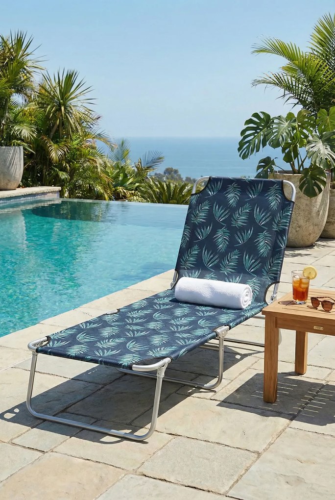 Składany leżak w liście L5-W70