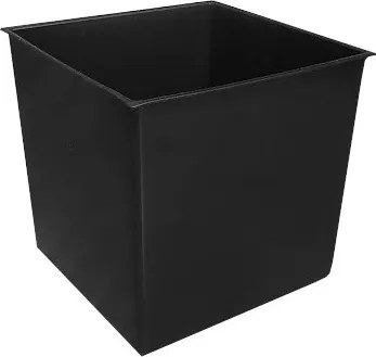 Kwietnik stojący metal LOFT stojak na kwiaty : Kolor Stelaża - Czarny , Rozmiar - 25x25 cm, Wysokość - 50 cm