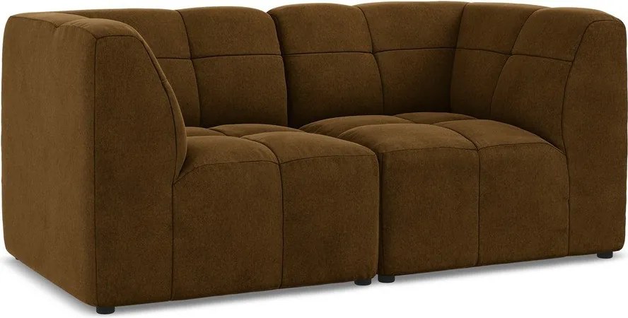 Musztardowa aksamitna sofa 180 cm Aloha – Makamii