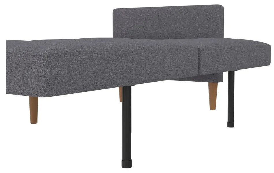 Szara rozkładana sofa 82 cm Lilly – Støraa