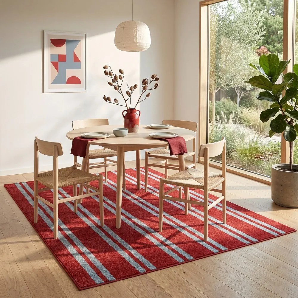 Czerwony/niebieski dywan 120x170 cm Riviera – ESTE