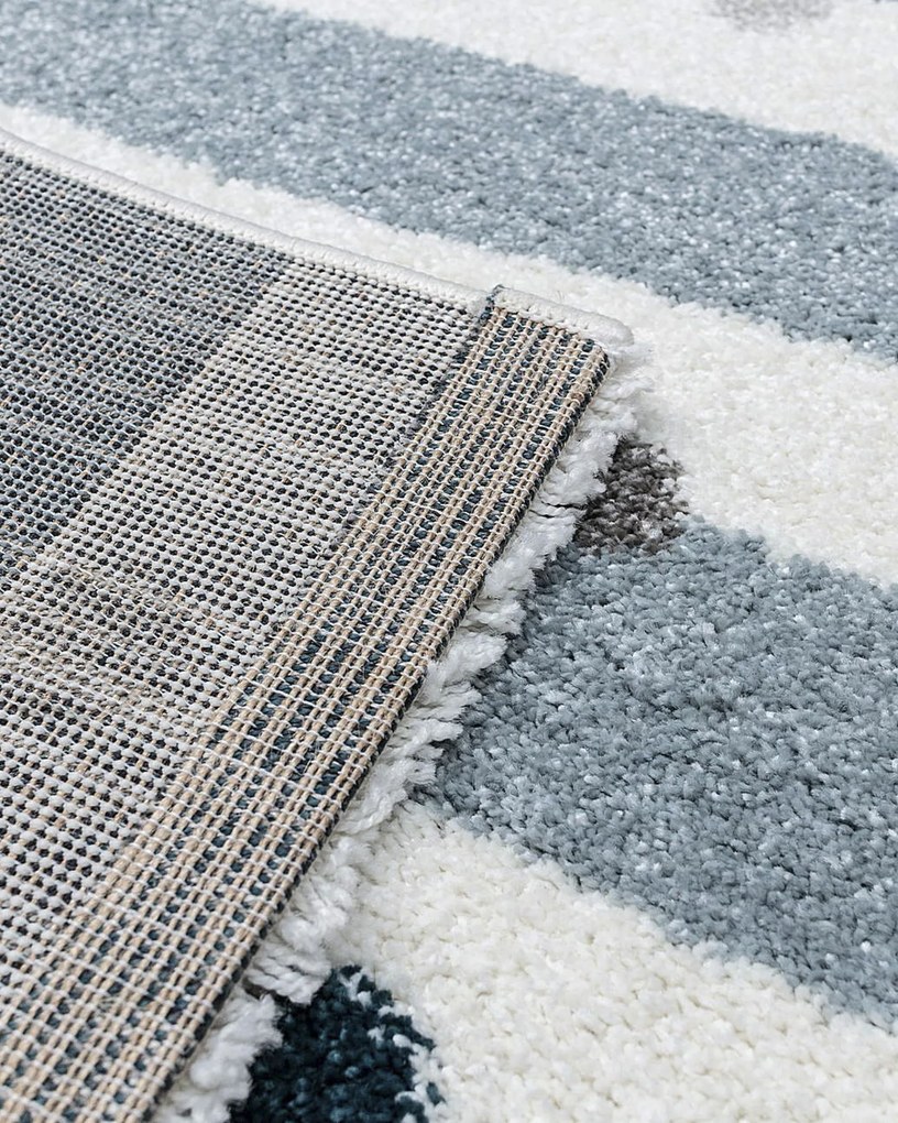 Dywan Stripes and Dots blue 160x230cm