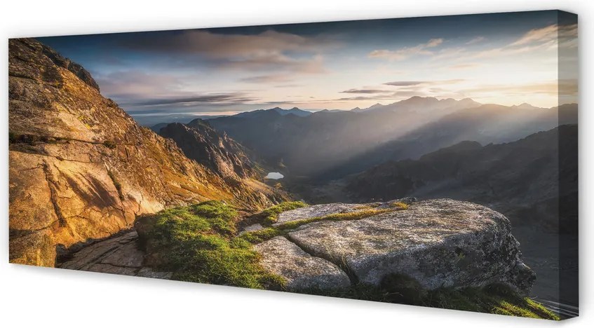 Obraz na płótnie Góry o Wschodzie Słońca