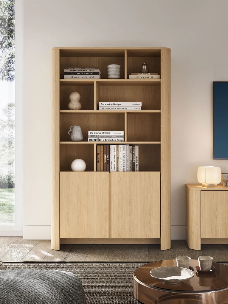 Nowoczesny regał do przechowywania dąb vicenza F4-Z48