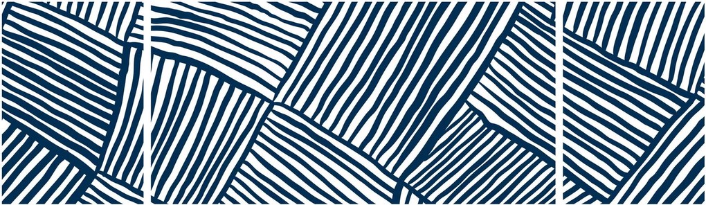 Obraz - linia 3D (170x50 cm)