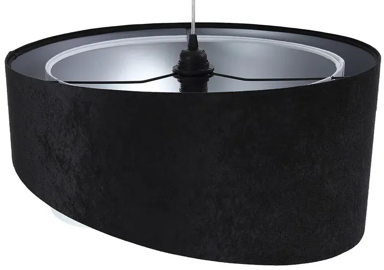 Czarno-biała designerska lampa wisząca - EX980 R0-W17