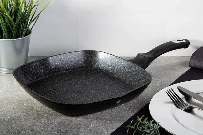 Aluminiowa patelnia grillowa na indukcję F3-P45