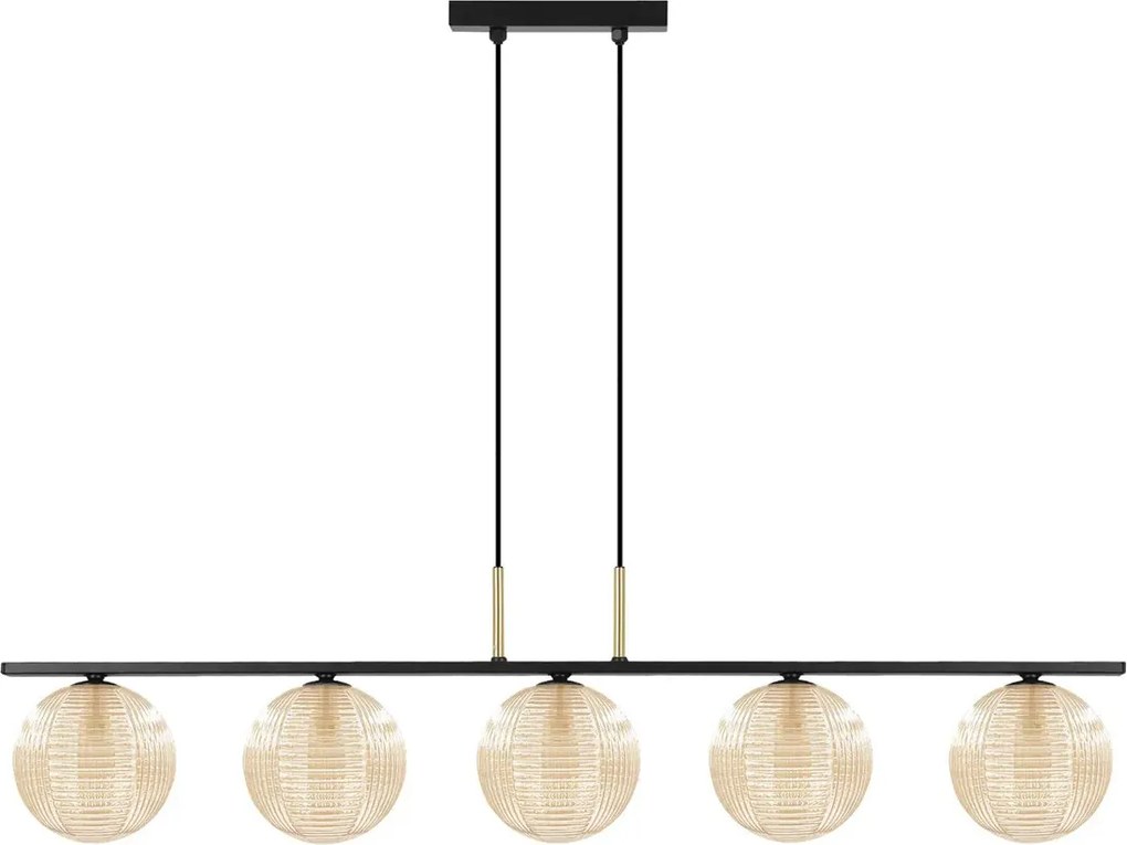 Wisząca beżowa lampa D2-F28