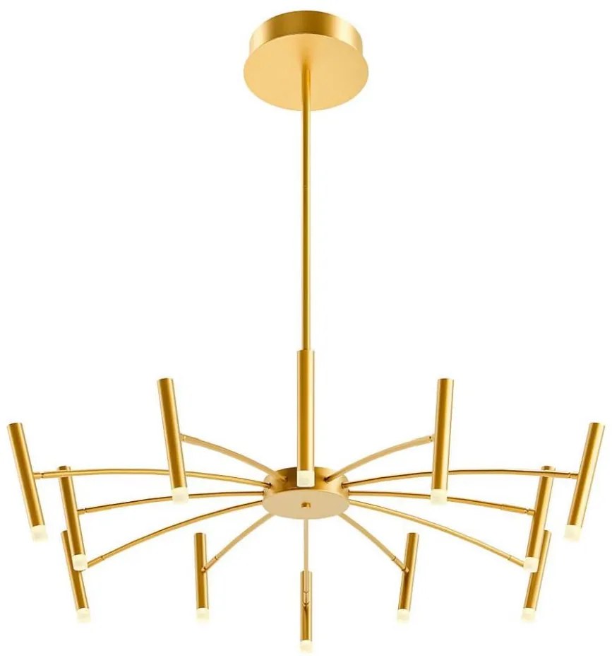 Redo 01-3448 - ściemnialny żyrandol LED na pręcie RAYEN LED/60W/230V CRI 90 złoty