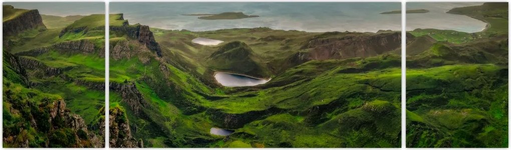 Obraz - Quiraing, Szkocja (170x50 cm)