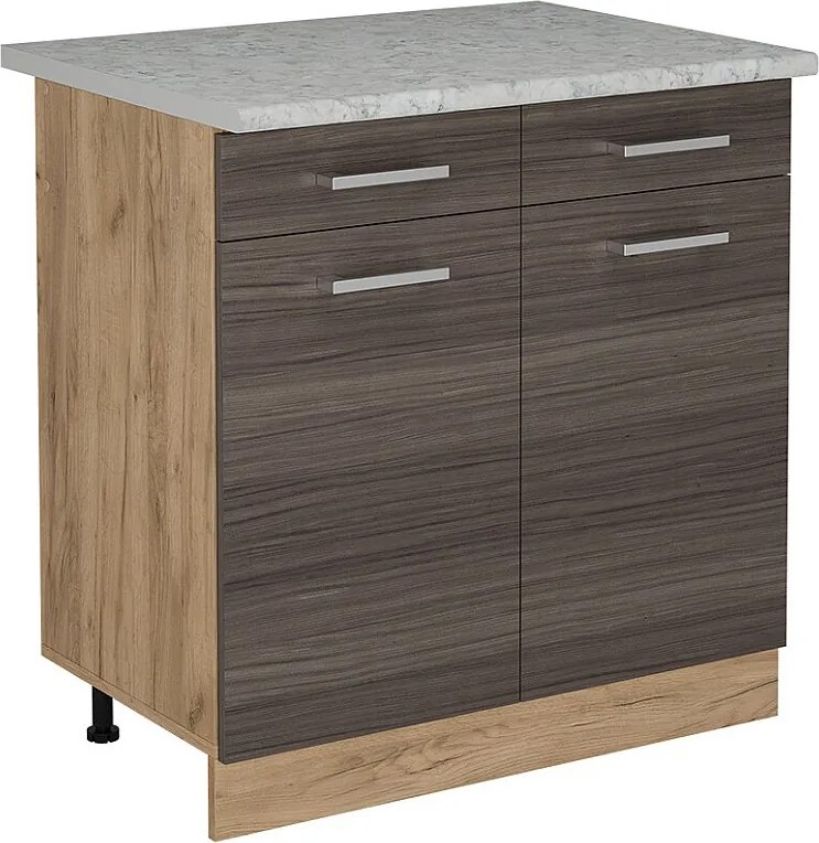 Szafka dolna do kuchni szlachetna szarość 80x60x81.6 r-line