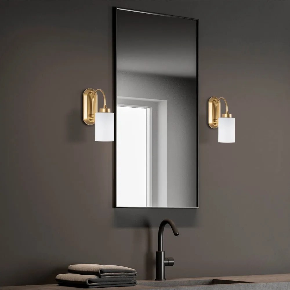 Kinkiet w kolorze złota ø 10 cm Hemikilo – Opviq lights