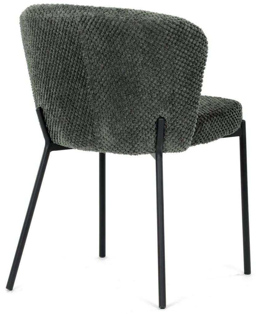 Zestaw krzeseł do jadalni Bouclé CT-W1077 GRN2, 4szt.