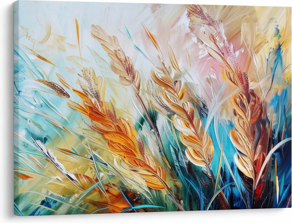 Obraz - Pszenica, abstrakcja (70x50 cm)