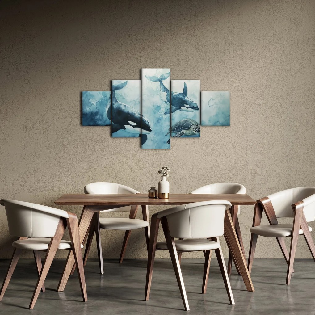 Obraz - Malowidło podwodne (125x70 cm)