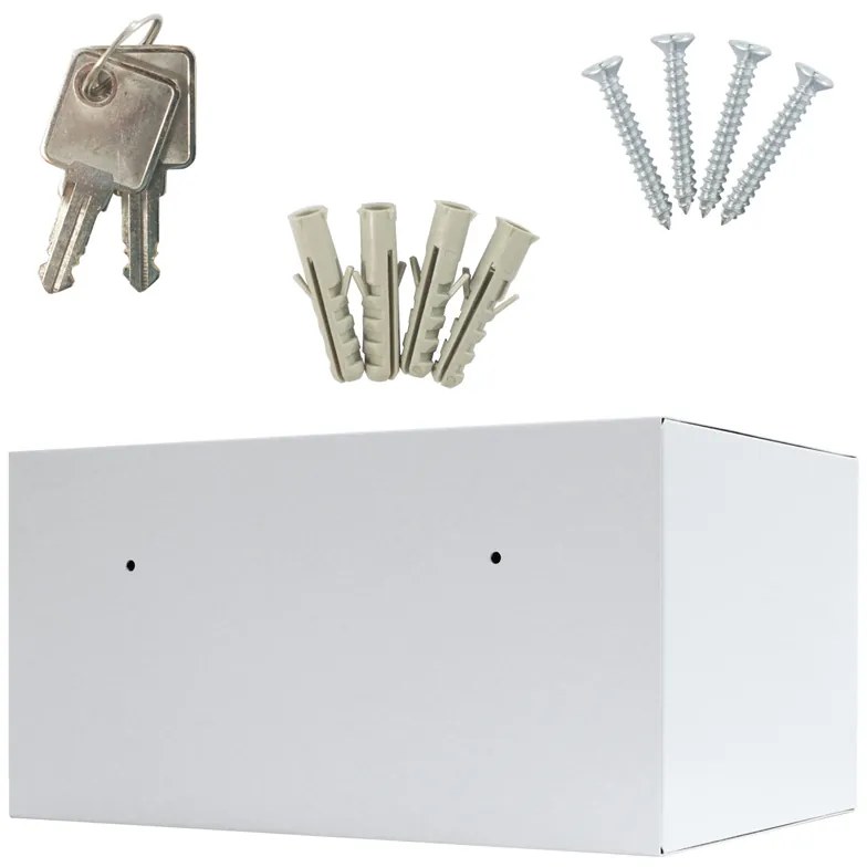 Sejf meblowy HOME CASE 3, 190 x 370 x 260 mm, mechaniczny - na klucz