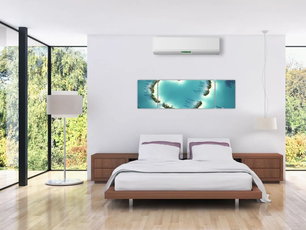 Obraz - Wyspy serca (170x50 cm)
