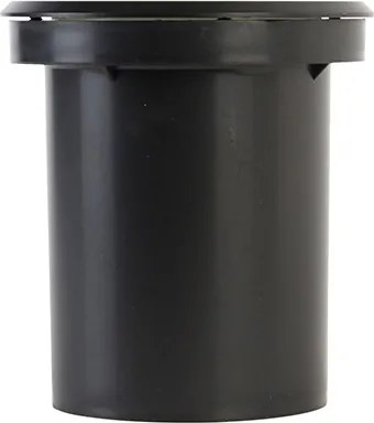 Nowoczesny zewnętrzny reflektor naziemny czarny regulowany IP65 - Delux