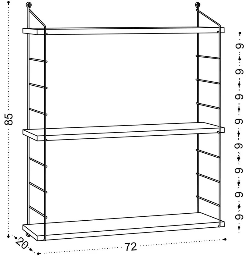 Półka Armoni Walnut