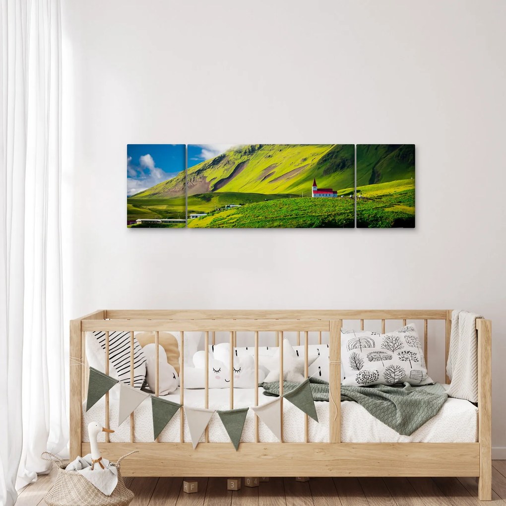 Obraz górskiego krajobrazu (170x50 cm)